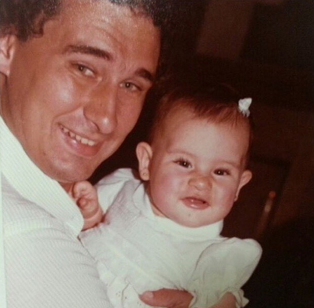 Fernanda Paes Leme com o pai (Foto: Reprodução/Instagram)