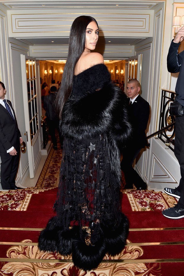 Kim Kardashian em desfile em Paris, na França (Foto: Pascal Le Segretain/ Getty Images)