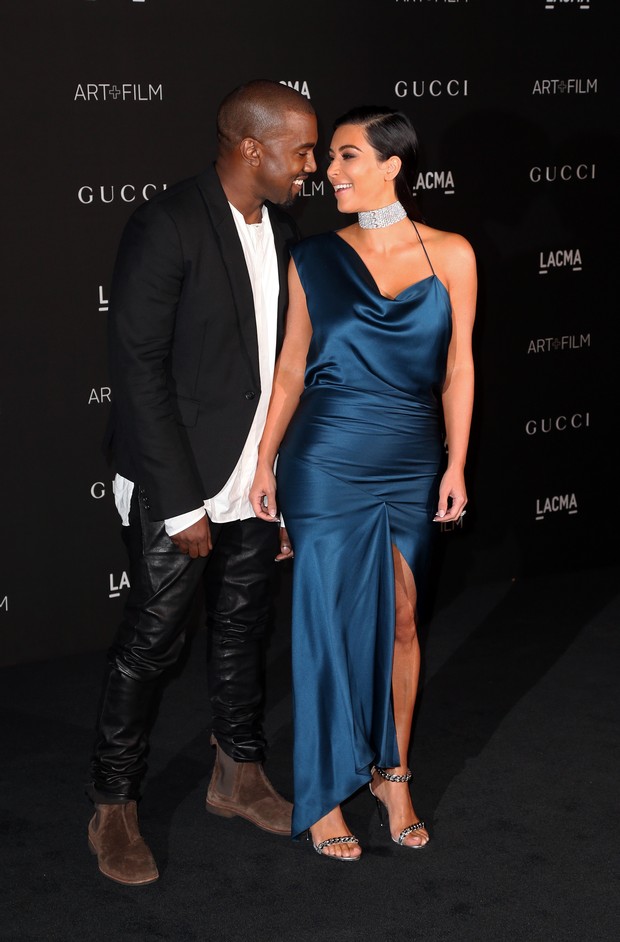 Kim Kardashian e Kanye West (Foto: Agência/ Getty Images)