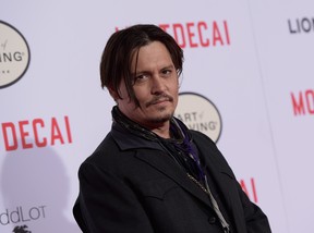 Johnny Depp em première de filme em Los Angeles, nos Estados Unidos (Foto: Jason Kempin/ Getty Images/ AFP)