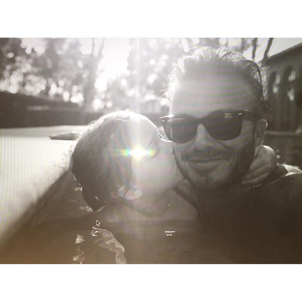 David Beckham e a filha (Foto: Reprodução / Instagram)