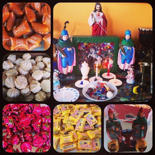 Juliana Knust posta fotos de doces de Cosme e Damião (Foto: Instagram / Reprodução)