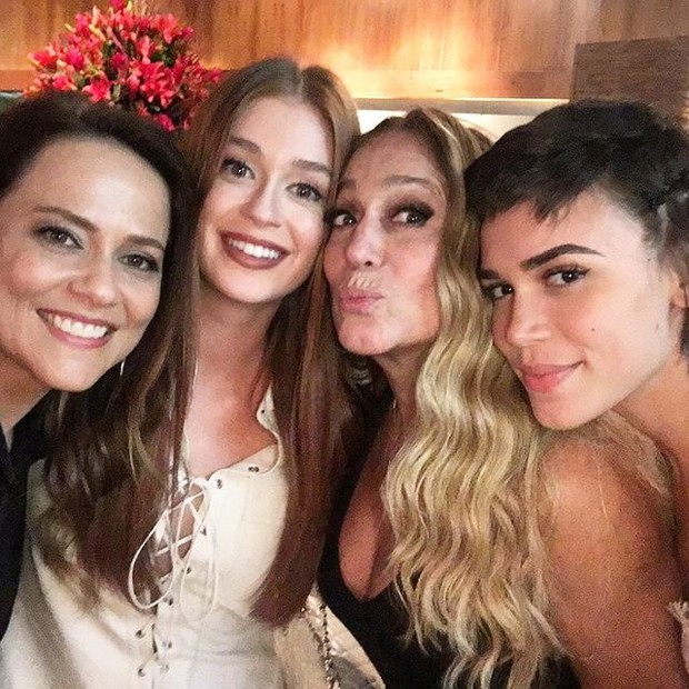 Vivianne Pasmanter, Marina Ruy Barbosa, Susana Vieira e Carla Salle em festa no Rio (Foto: Instagram/ Reprodução)