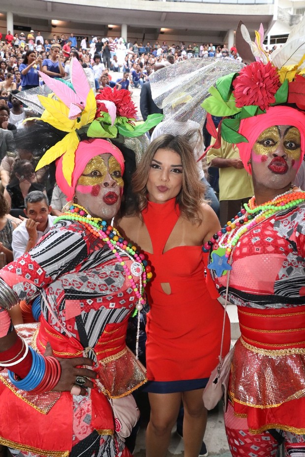 Mari Antunes - Cantores e cantoras no lancamento do Carnaval da Bahia (Foto: Fred Pontes- Divulgacao)