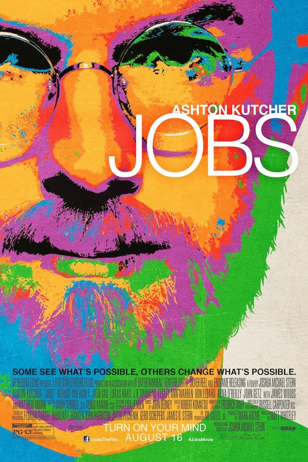 Ashton Kutcher no posrter do filkme sobre Steve Jobs (Foto: Reprodução)