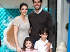 Kaká e Carol Celico fazem festa para a filha em São Paulo