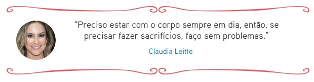 Cardápio das famosas - Claudia Leitte (Foto: EGO)