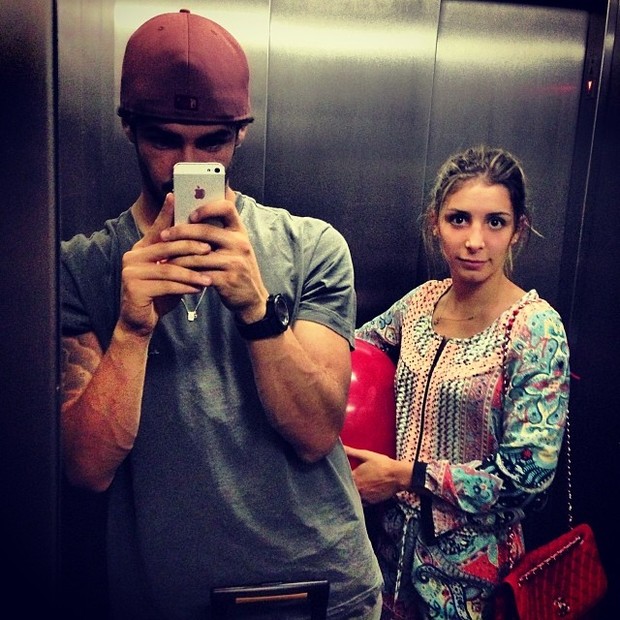 Alexandre Pato com a namorada Sophia Mattar (Foto: Reprodução/Instagram)