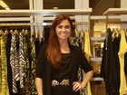 Giovanna Antonelli participa de lançamento de coleção de grife no Rio
