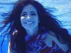 Kamilla posta foto embaixo d'água: 'Mergulho top!'