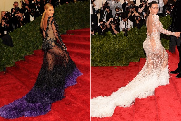 Kim Kardashian e Beyoncé (Foto: Getty Images)