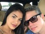 Ex-BBB Munik Nunes viaja com o noivo, Anderson Felício, para os EUA