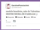 Carol Francischini desabafa em rede social sobre polêmica com seu nome