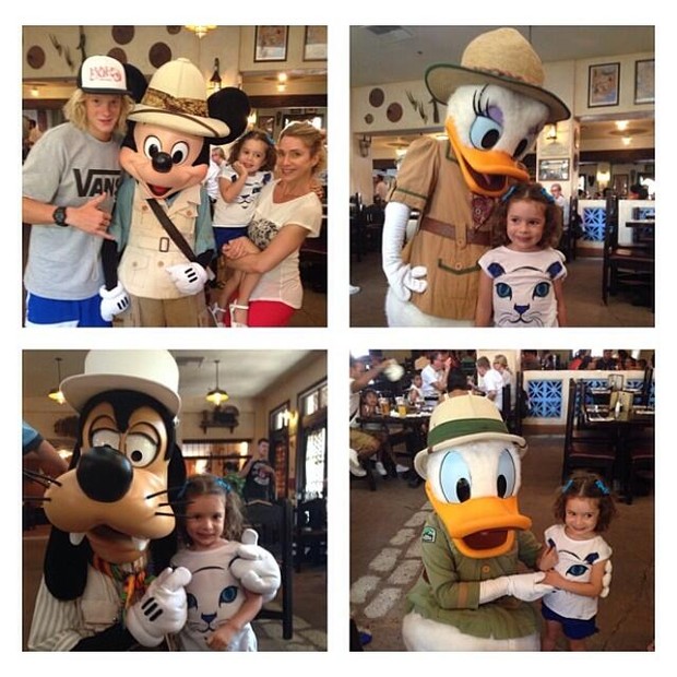 Letícia Spiller e os filhos na Disney (Foto: Reprodução/Instagram)