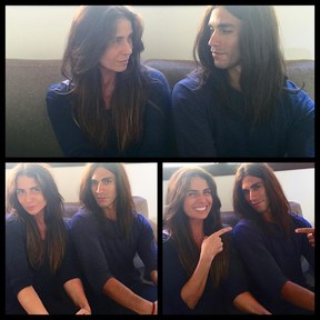 Giovanna Antonelli e o dublê, Pedro Henrique (Foto: Reprodução / Instagram)