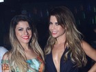Babi Rossi, Cacau e Denise Rocha sensualizam em festa no Rio