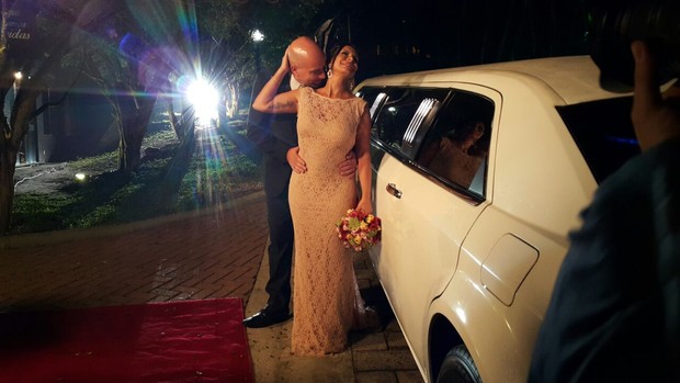 Gretchen e Carlos Marques se casam (Foto: EGO)
