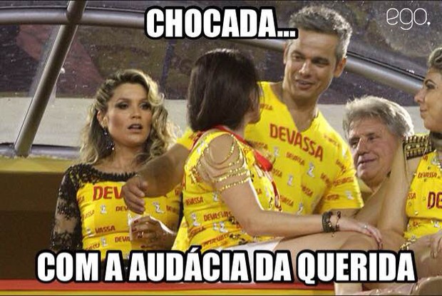 Flávia Alessandra meme (Foto: Marcos Ferreira / photo rio news)