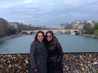 Em Paris, Malu Verçosa e Daniela Mercury trocam elogios 