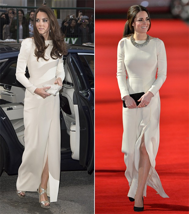 Kate Middleton em maio de 2012 e hoje (Foto: Getty Images | AFP)