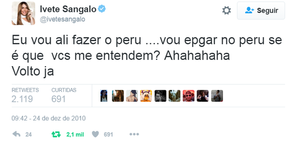Ivete Sangalo no Twitter (Foto: Reprodução/Twitter)