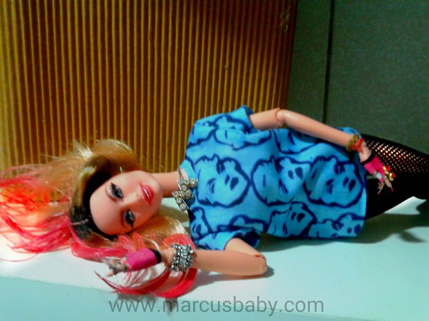 Boneca da Madonna criada pro Marcos Baby (Foto: Arquivo Pessoal/Divulgação)