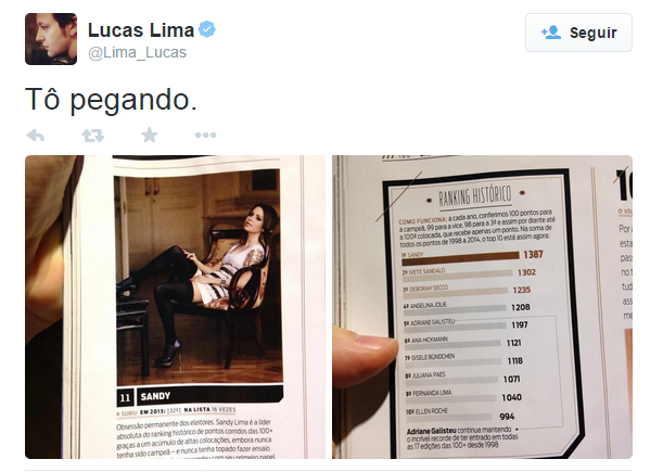 Lucas Lima (Foto: Reprodução/ Twitter)