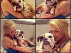 Paris Hilton faz caras e bocas com sua cachorrinha: 'I love Lola'