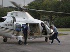 Thor Batista usa dois helicópteros para viajar no feriadão