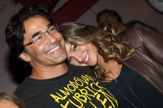 Sasha e Luciano Szafir em estreia d eteatro no Rio (Foto: Claudio Andrade/Fotorionews)