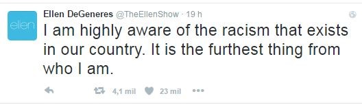 Ellen DeGeneres no Twitter (Foto: Reprodução / Twitter)