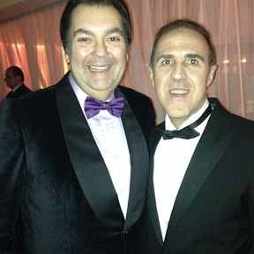 Fausto Silva com o empresário Wagner Ribeiro (Foto: Instagram/ Reprodução)