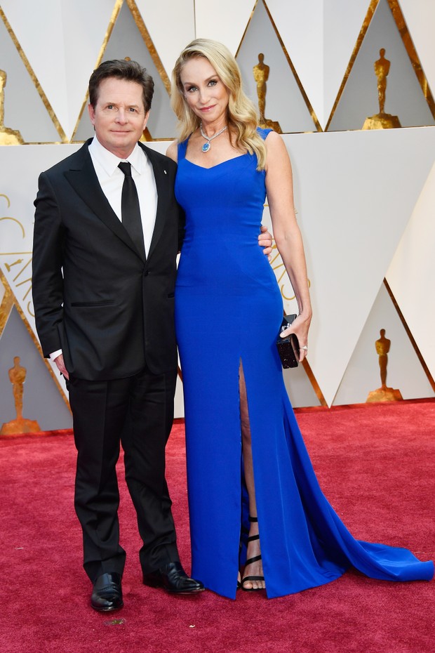 Michael J. Fox e Tracy Pollan (Foto: AFP)