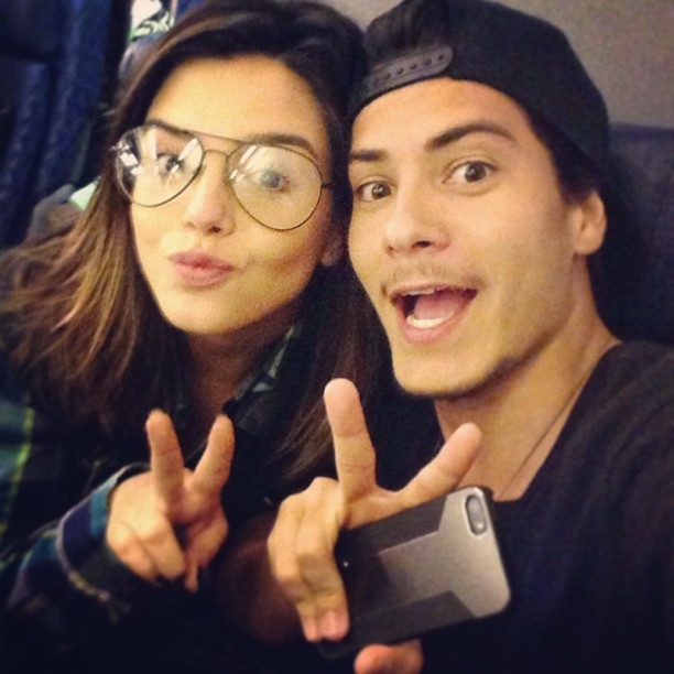Giovanna Lancellotti com o namorado em Miame (Foto: Instagram / Reprodução)