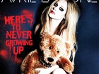 Avril Lavigne aparece coberta apenas por ursinho de pelúcia em foto