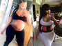 Blac Chyna compara antes e depois da gravidez: 'Resultado surpreendente'