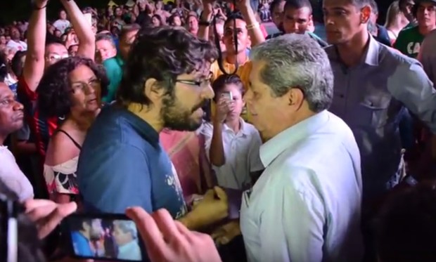 Ilmar Renato Fonseca com André Puccinelli, ex-governador de Mato Grosso do Sul (Foto: Reprodução/YouTube)