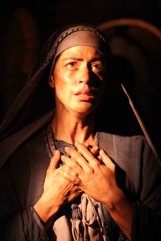 Carol Castro como Maria em Paixão de Cristo (Foto: Paixão de Cristo/ Divulgação)