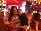 Rafaella Justus se diverte com a mãe em circo