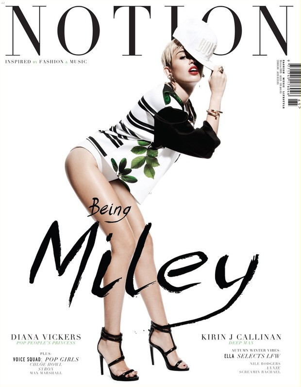 Miley Cyrus (Foto: Revista/Reprodução)