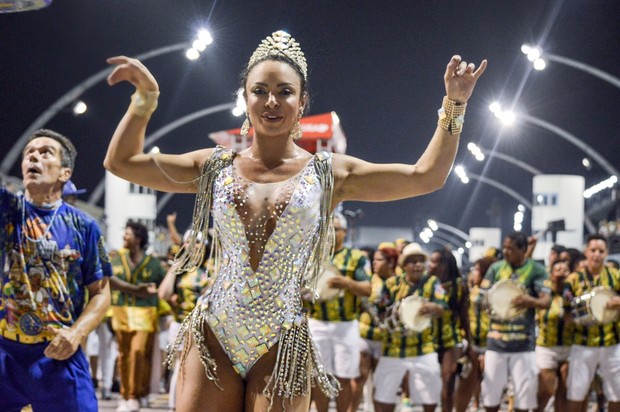 Priscila Santtana, madrinha de bateria da Acadêmicos do Tatuapé (Foto: Divulgação / MF Press Global)