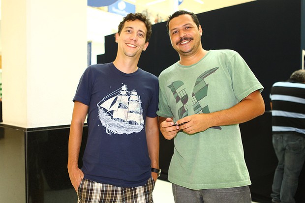 Marcio Lima e Arthur Lima, primos de Bernardo, da Casa de Vidro (Foto: Iwi Onodera / EGO)