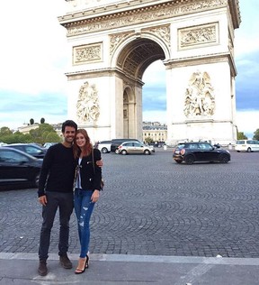 Xandinho Negrão e Marina Ruy Barbosa em Paris (Foto: Reprodução/Instagram)
