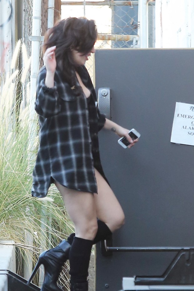 Lady Gaga em Los Angeles X17 (Foto: X17/Agência)
