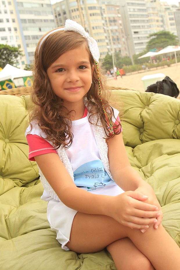 Mel Maia em evento na praia de Copacabana, no Rio (Foto: Murilo Tinoco / AGi9 Fotografia)