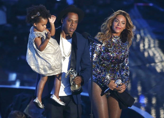 Beyoncé e Jay Z com Blue Ivy (Foto: Agência Reuters)