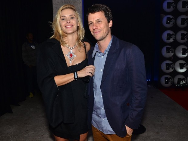 Carolina Dieckmann e o marido, Tiago Worcman, em festa em São Paulo (Foto: Caio Duran/ Ag. News)