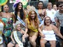 Ellen Rocche é coroada rainha de bloco de carnaval em São Paulo
