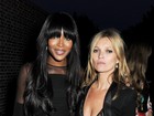 Naomi Campbell e Kate Moss vão a evento em Londres