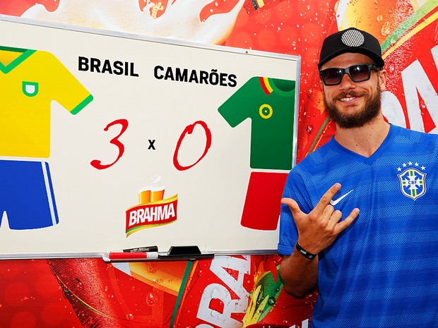 Rodrigo Hilbert aposta placar para jogo do Brasil e Camarões (Foto: Felipe Panfili / AgNews)